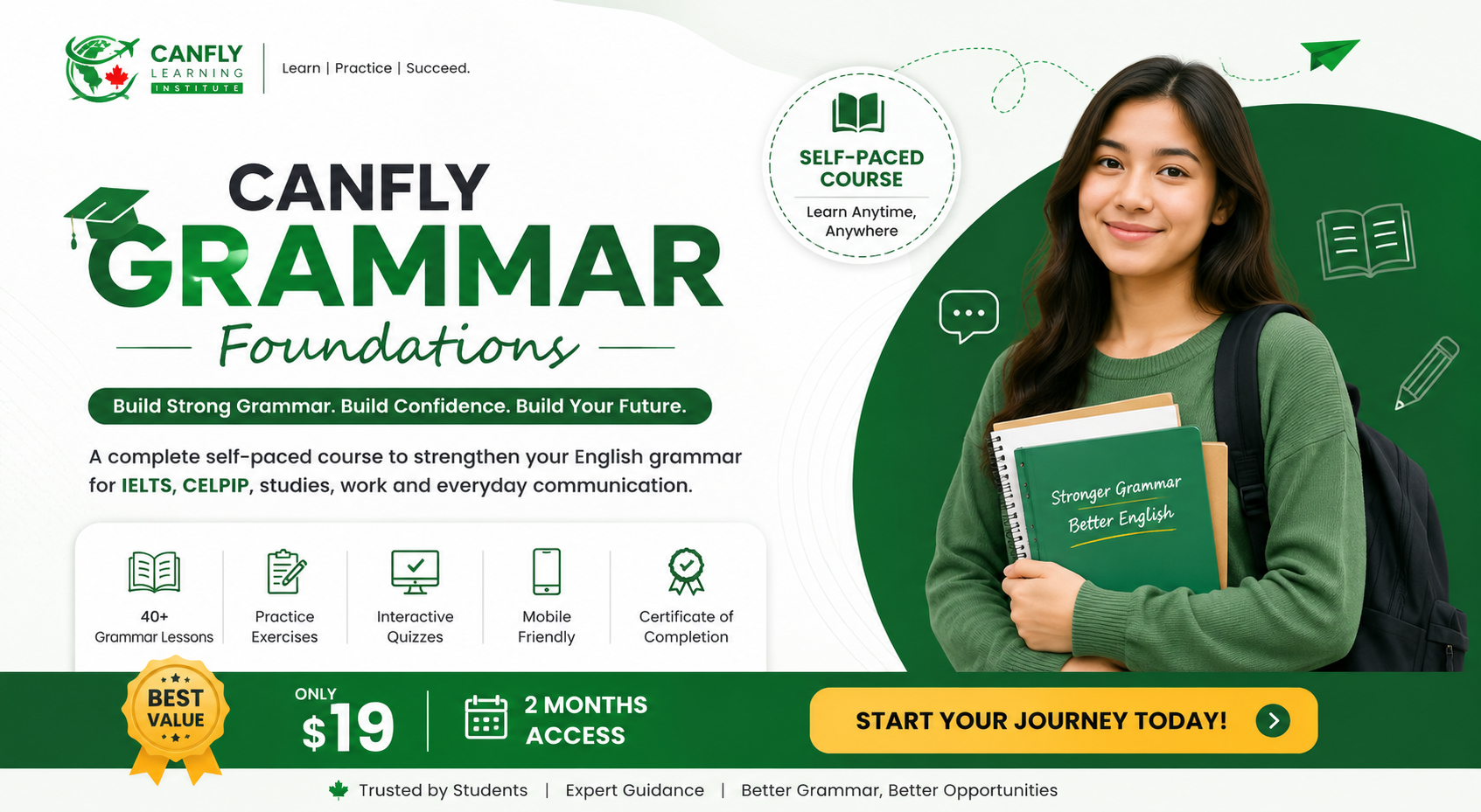 CanFly Grammar Foundations (2 Months Access)